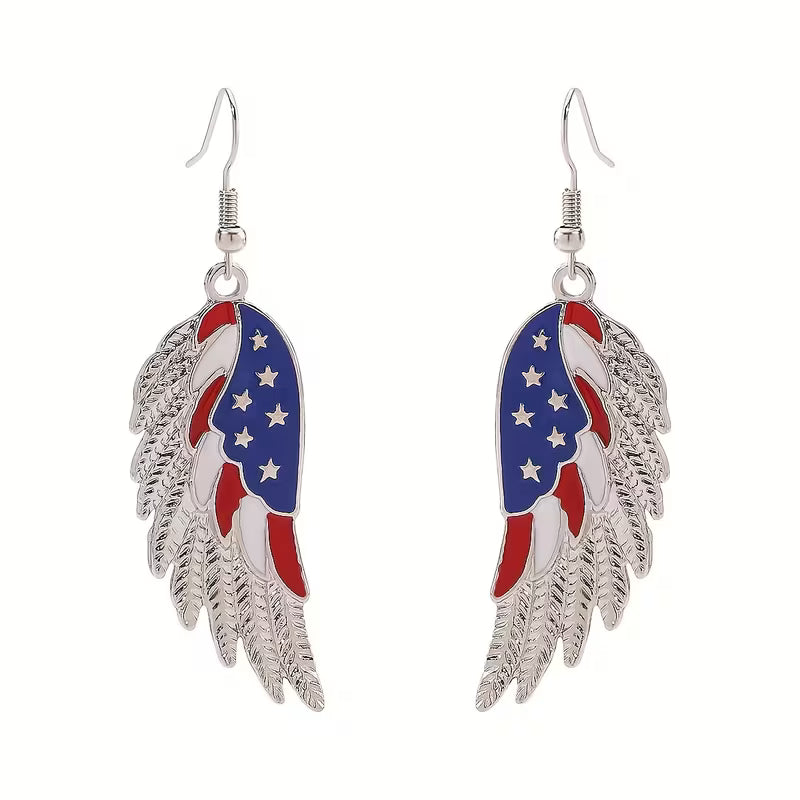Timeless Wings of Freedom Drop Earrings Jula Jewelry