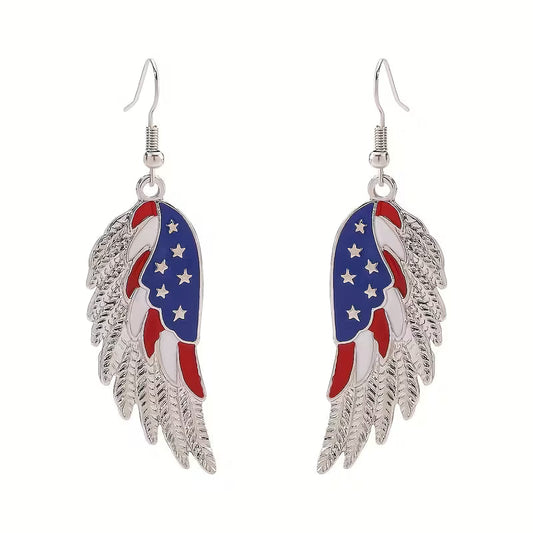 Timeless Wings of Freedom Drop Earrings Jula Jewelry