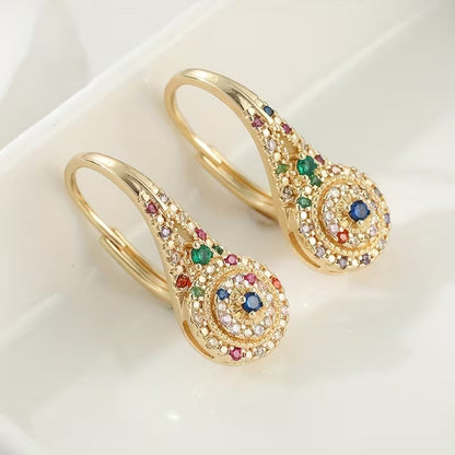 Multicolor Sparkle Elegance Studs Jula Jewelry
