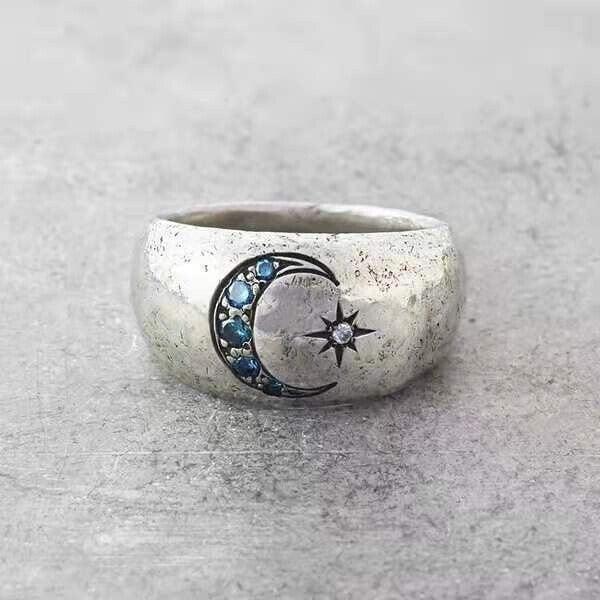 Moon-Star Ring. Jula Jewelry