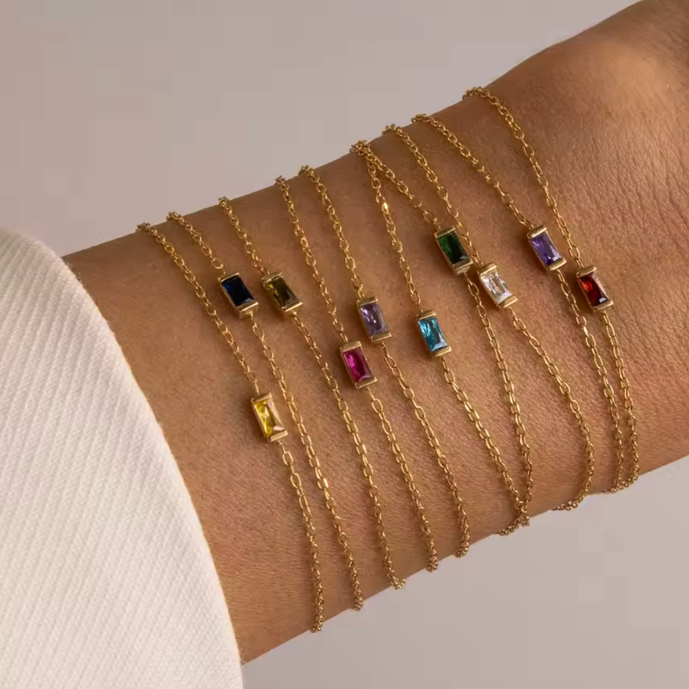 Heartline Gemstone Bracelet Jula Jewelry