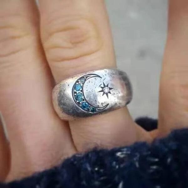 Moon-Star Ring. Jula Jewelry