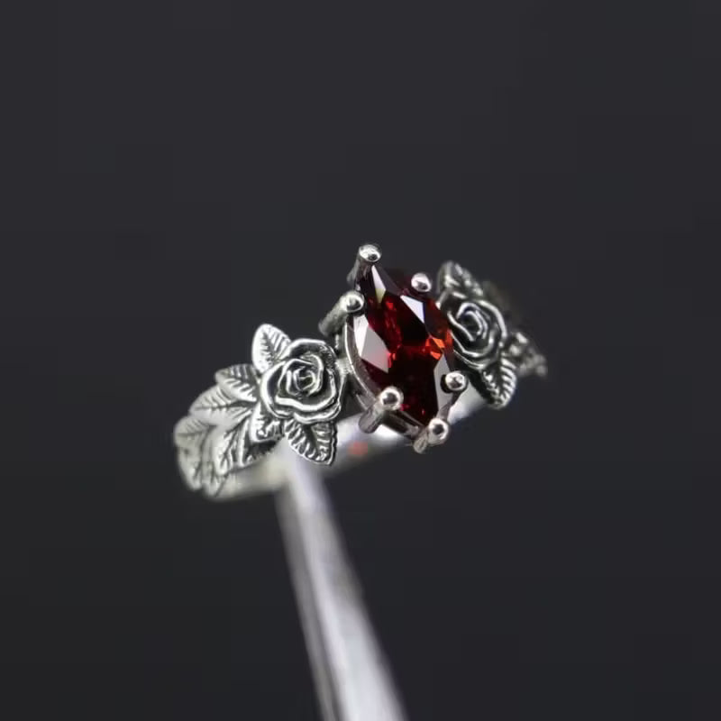 Crimson Rose Radiance Band Jula Jewelry