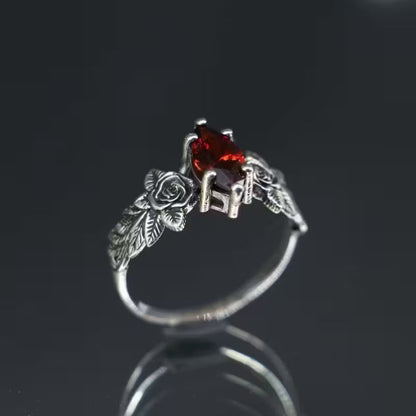 Crimson Rose Radiance Band Jula Jewelry