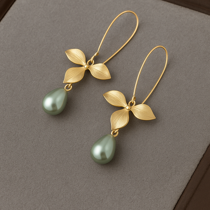 Erzulie | Golden Leaf Earrings Jula Jewelry