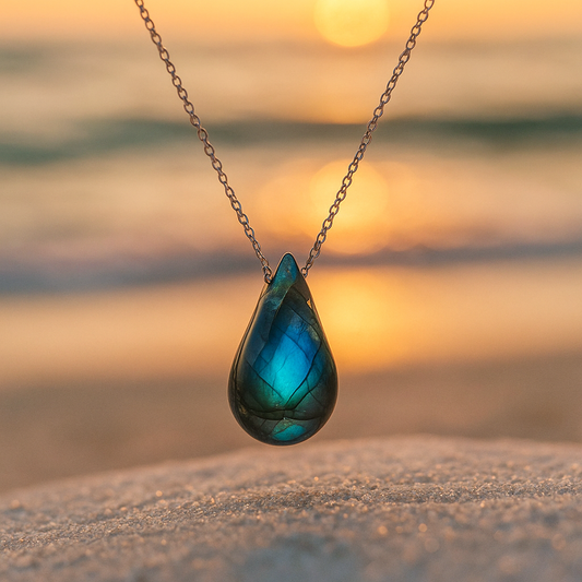 Lagoon | Labradorite Necklace Jula Jewelry