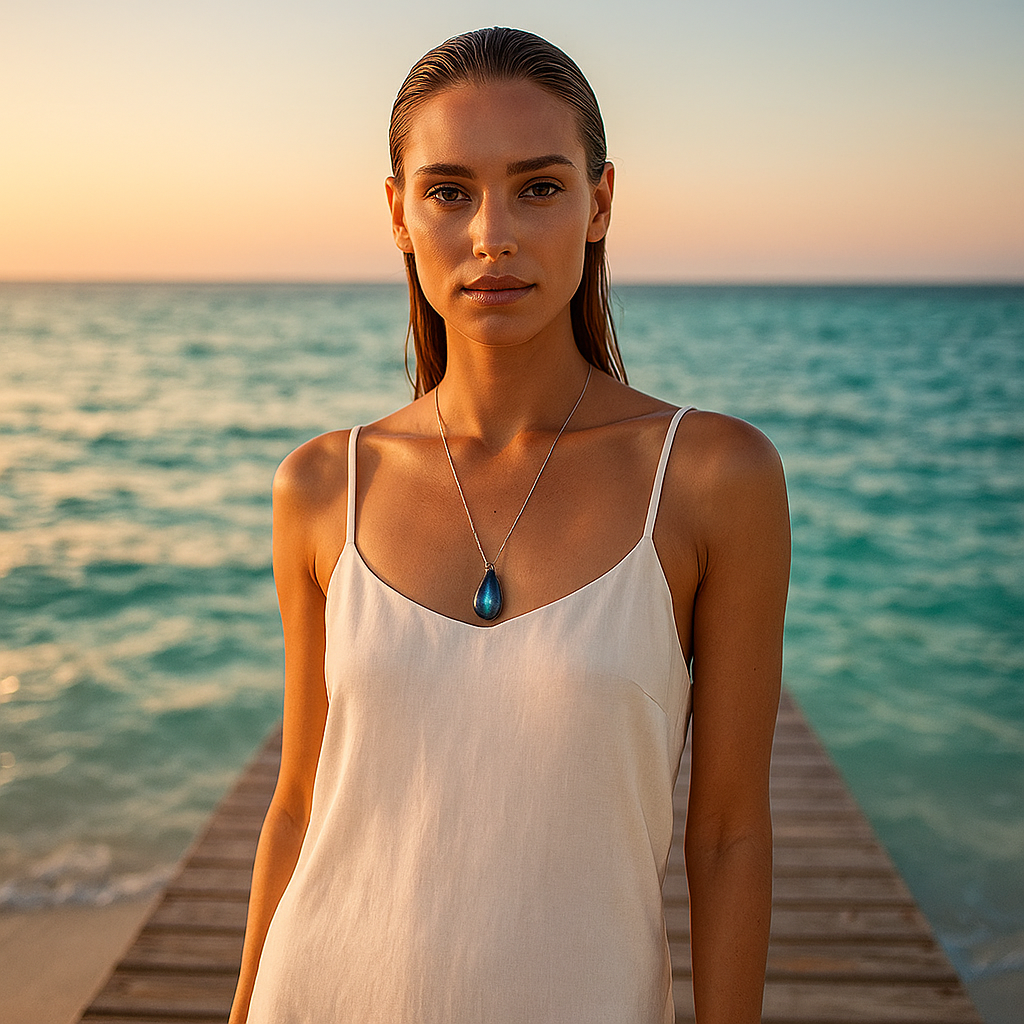 Lagoon | Labradorite Necklace Jula Jewelry