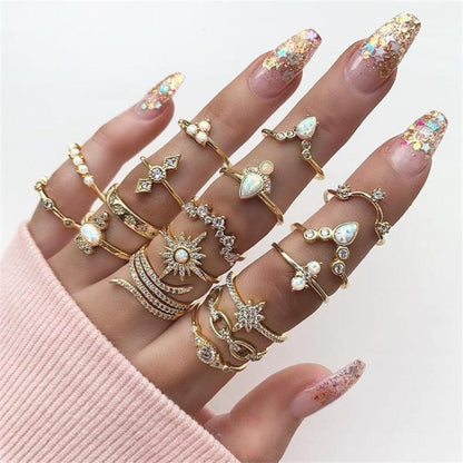 Unique Premium Set of 8 to 12 Rings Jula Jewelry