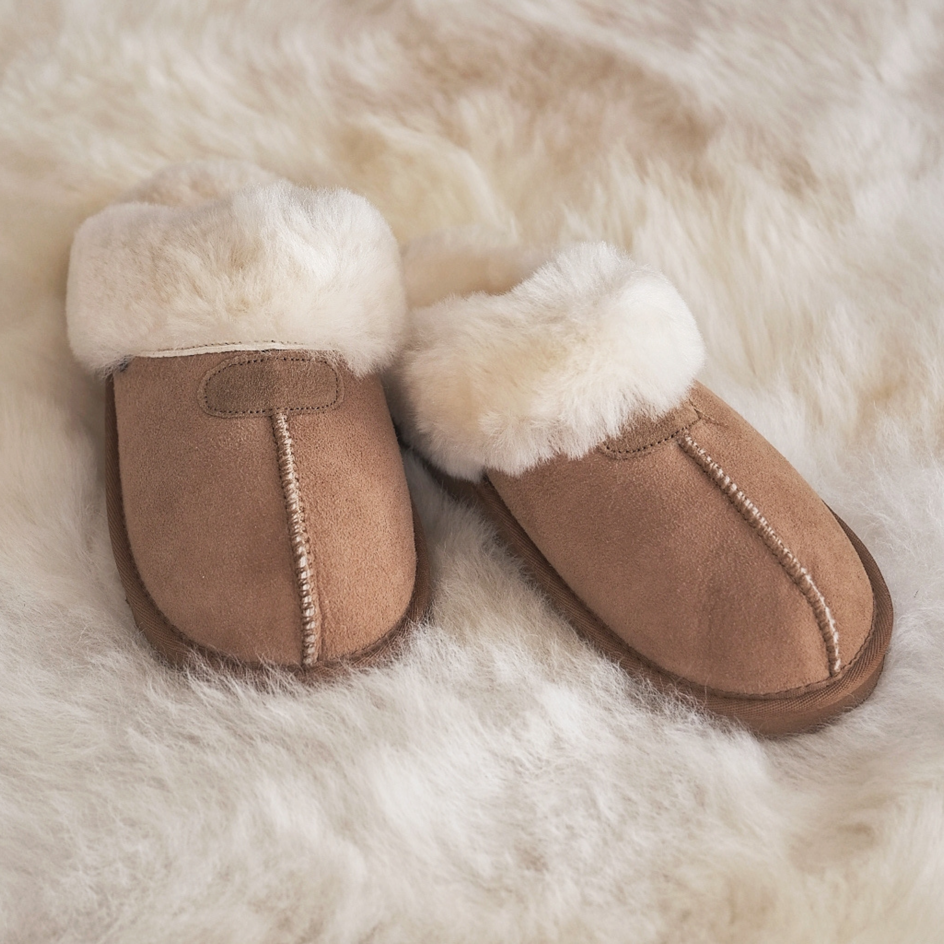 Indoor Slippers | Sheepskin Warm Slip-On Mule SleepingPillow