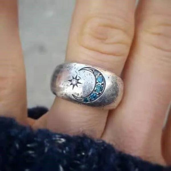 Moon-Star Ring. Jula Jewelry