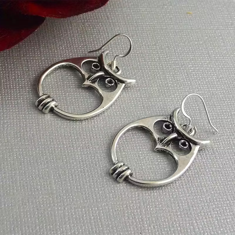 Nocturne Owl Elegance Earrings Jula Jewelry