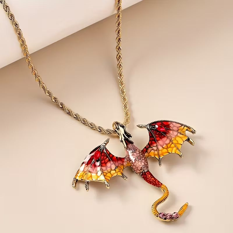 Ethereal Dragon Dream Pendant Necklace Jula Jewelry