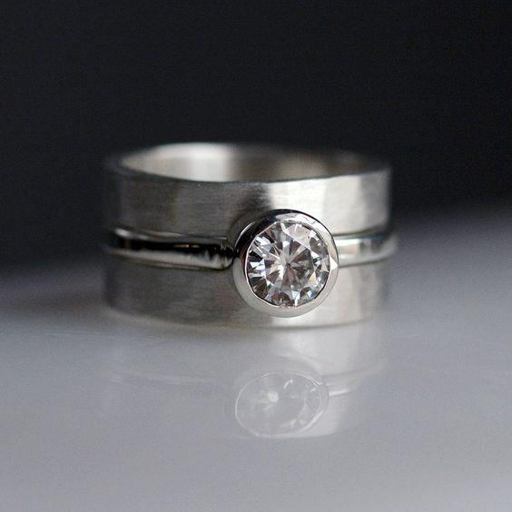 Silver ring with antique zirconia Jula Jewelry