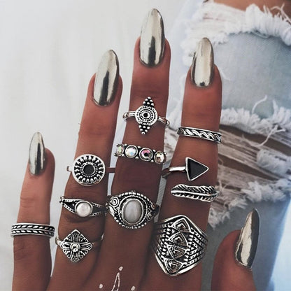 Unique Premium Set of 8 to 12 Rings Jula Jewelry