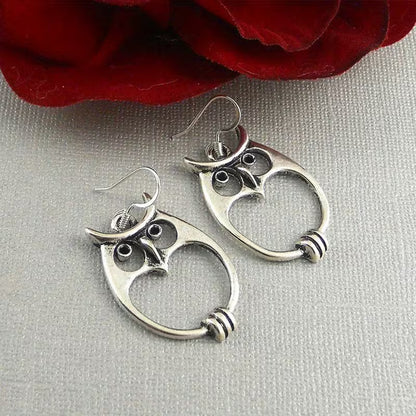 Nocturne Owl Elegance Earrings Jula Jewelry