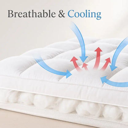 Cooling Mattress Topper for Enhanced Sleep Comfort SleepingPillow