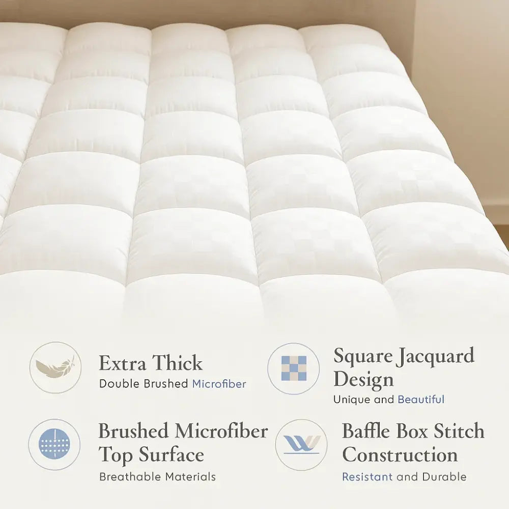 Cooling Mattress Topper for Enhanced Sleep Comfort SleepingPillow