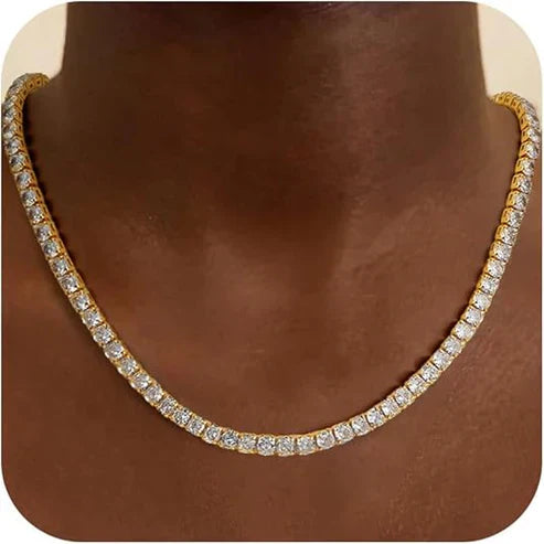 Tennis Chain Necklace Jula Jewelry