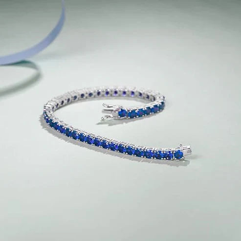 Sapphire Tennis Wristlet Jula Jewelry
