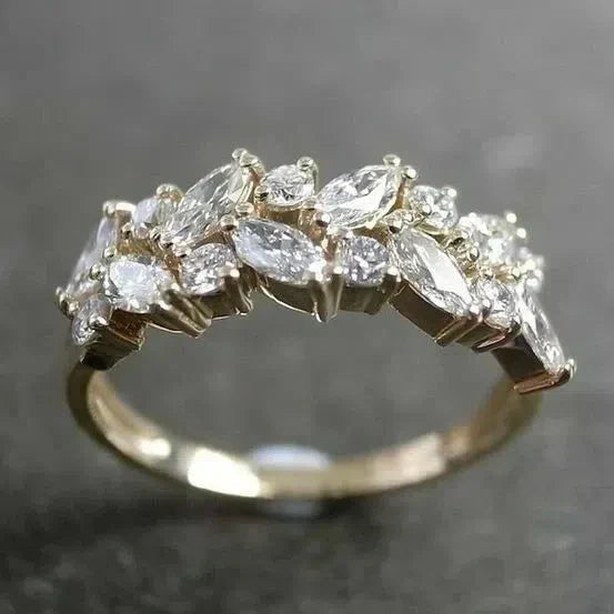 Vintage Floral Ring in Silver Jula Jewelry