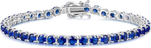 Sapphire Tennis Wristlet Jula Jewelry