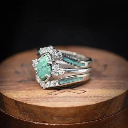 Natural Turquoise Gemstone Ring Jula Jewelry