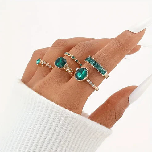 Zarina's Exquisite Emerald Ring Collection Jula Jewelry