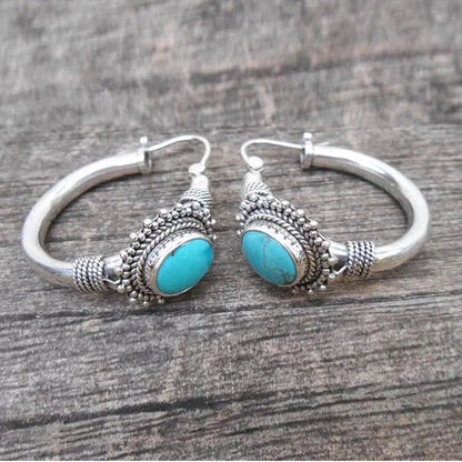 Retro Turquoise Earrings. Jula Jewelry