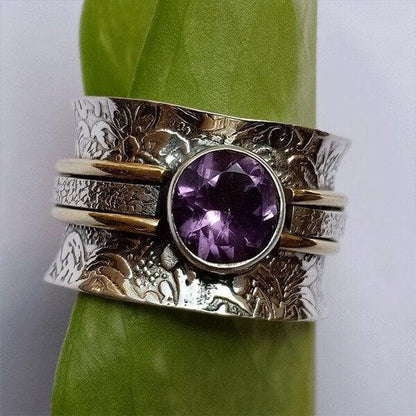 Bohemian Crystal Mindfulness Ring Jula Jewelry