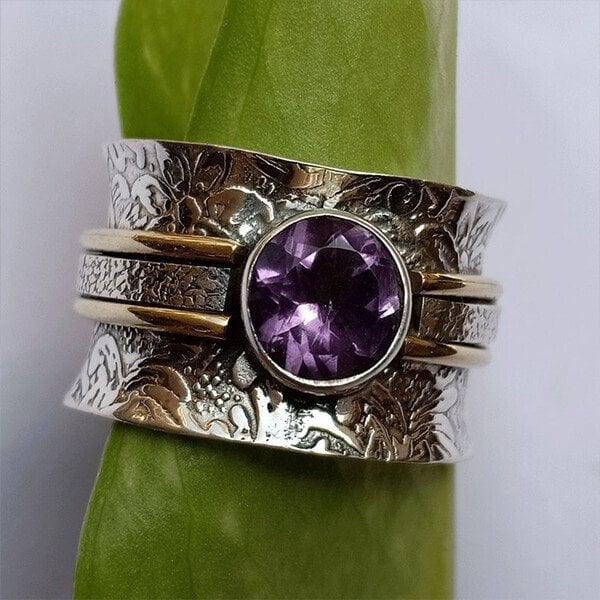 Bohemian Crystal Mindfulness Ring Jula Jewelry
