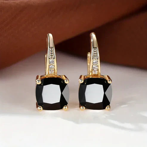 Mystic Gemstone Hoop Earrings Jula Jewelry