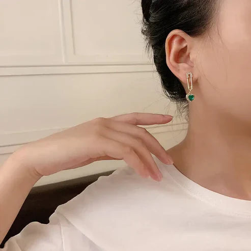 Amarisse Viridelle Drop Earrings Jula Jewelry