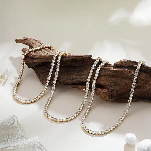 Tennis Chain Necklace Jula Jewelry