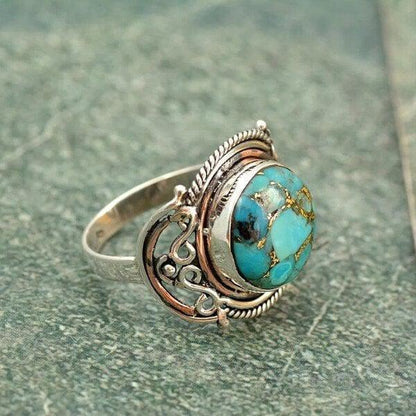 Bohemian Turquoise Ring Jula Jewelry