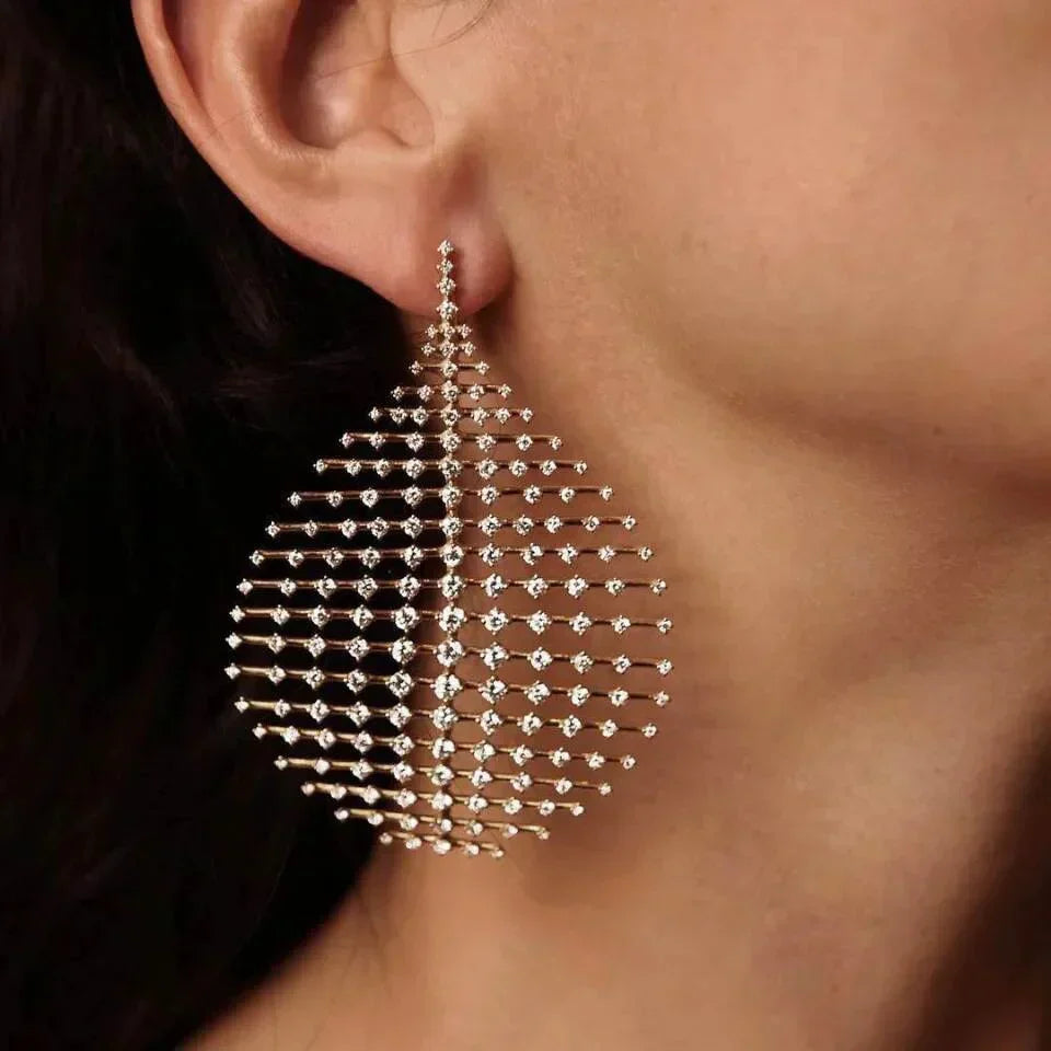Vintage Zirconia Sphere Earrings Jula Jewelry