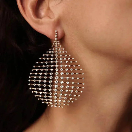 Vintage Zirconia Sphere Earrings Jula Jewelry