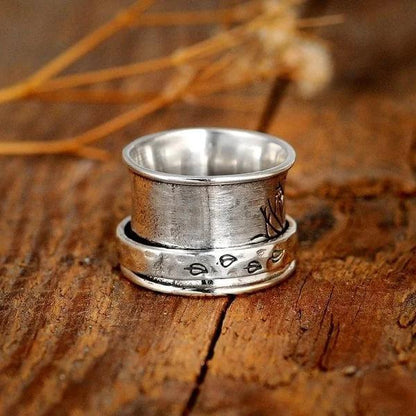 Tree of Life Spinner Mindfulness Ring Jula Jewelry
