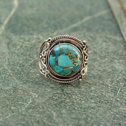 Bohemian Turquoise Ring Jula Jewelry