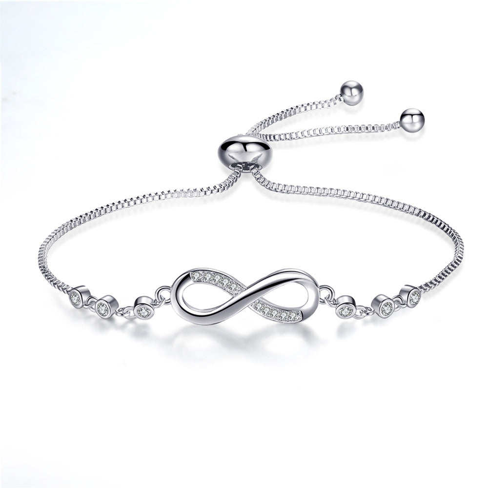 Elegant Silver Eternity Bracelet Jula Jewelry