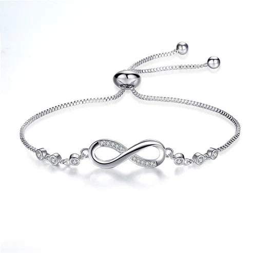 Adjustable Endless Bracelet in Silver Jula Jewelry