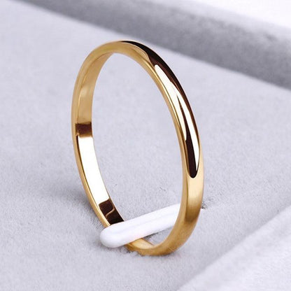 Simple ring crafted from gold and silver Jula Jewelry