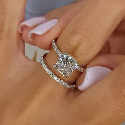 Bridal Cushion 2PC Ring Collection Jula Jewelry