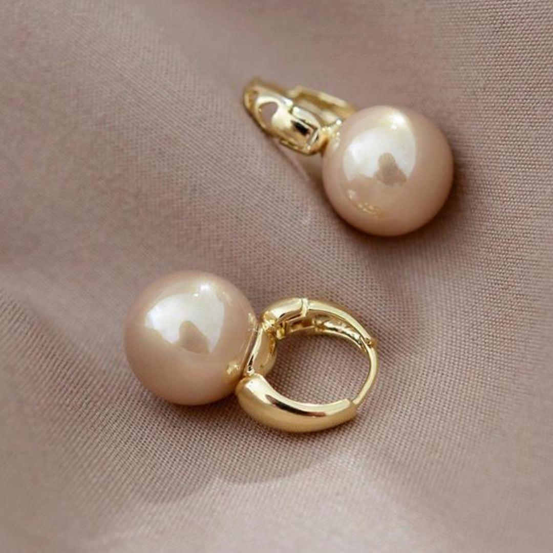 Gold-Plated Pearl Studs Jula Jewelry