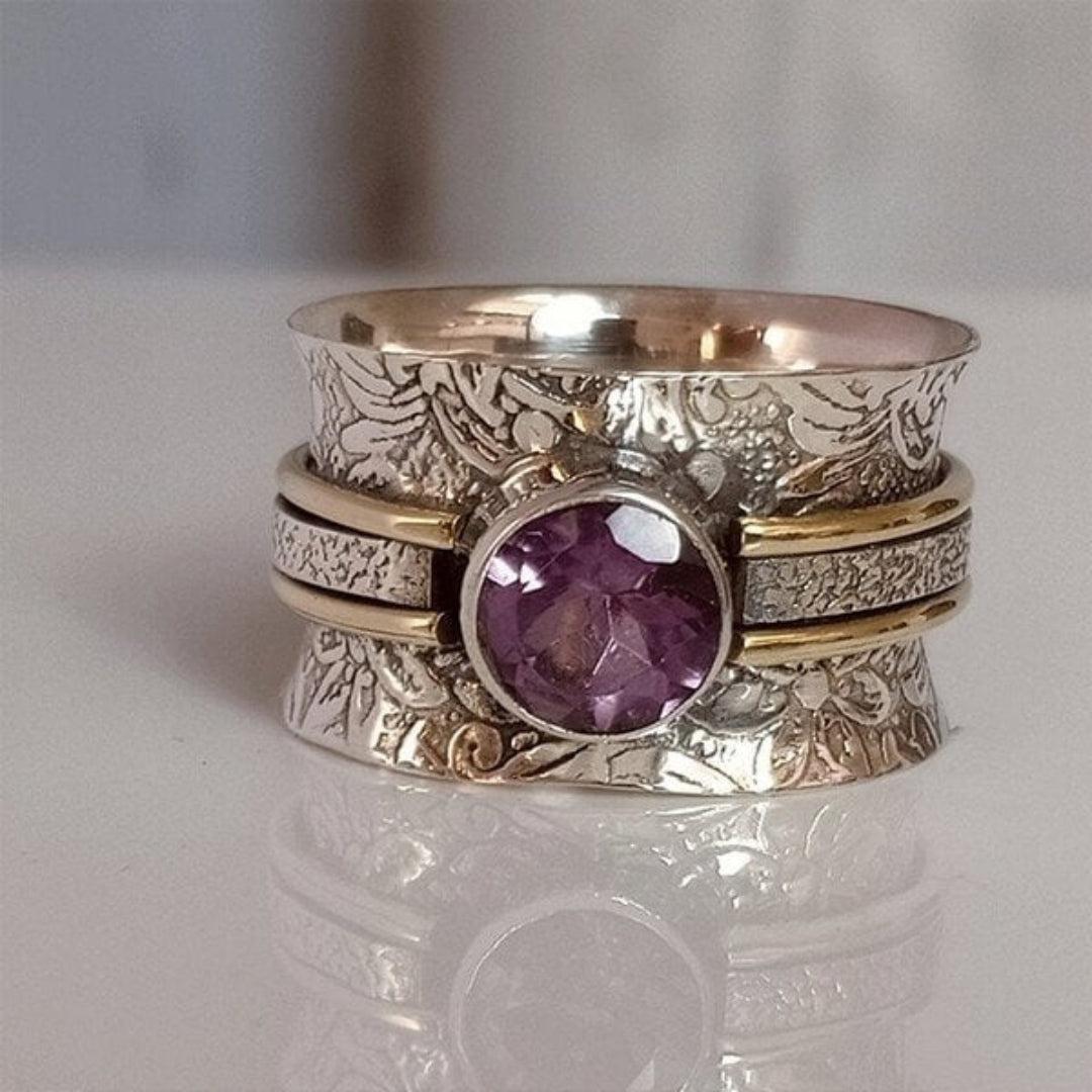 Bohemian Crystal Mindfulness Ring Jula Jewelry