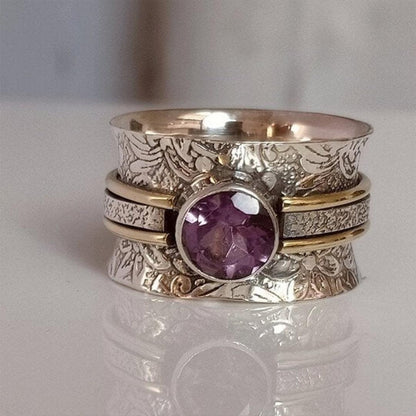 Bohemian Crystal Mindfulness Ring Jula Jewelry