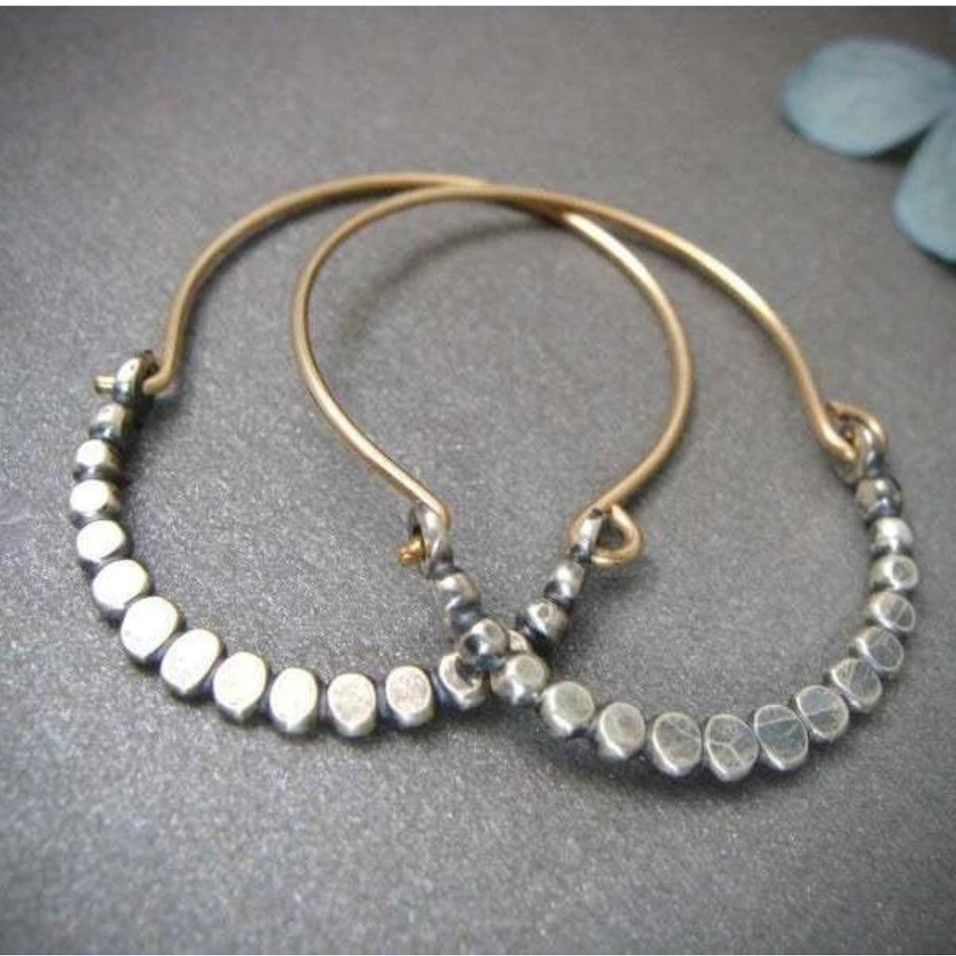 Boho Earrings Crafted from Sterling Silver Jula Jewelry