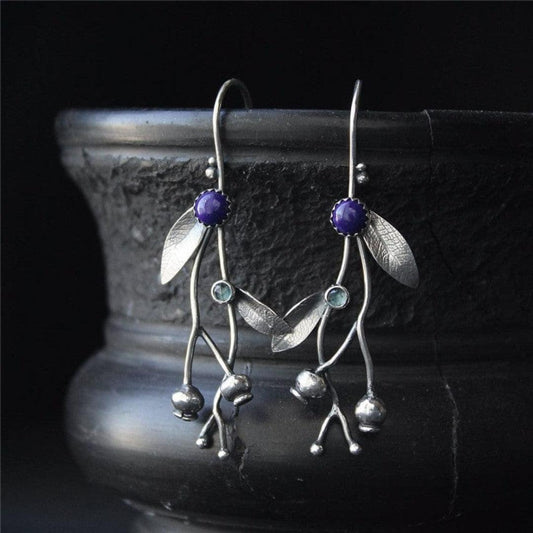 Sterling Silver Leaf Earrings Jula Jewelry