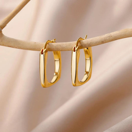 Exquisite Golden Earrings Jula Jewelry