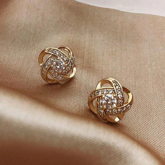 Sparkling Sphere Earrings Jula Jewelry