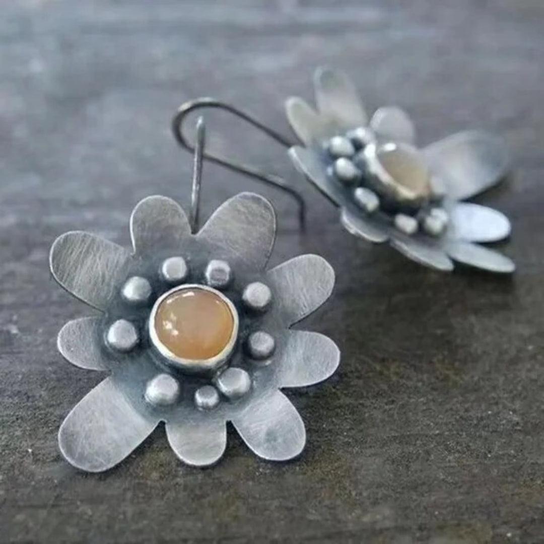 Antique Silver Margarita Earrings Jula Jewelry
